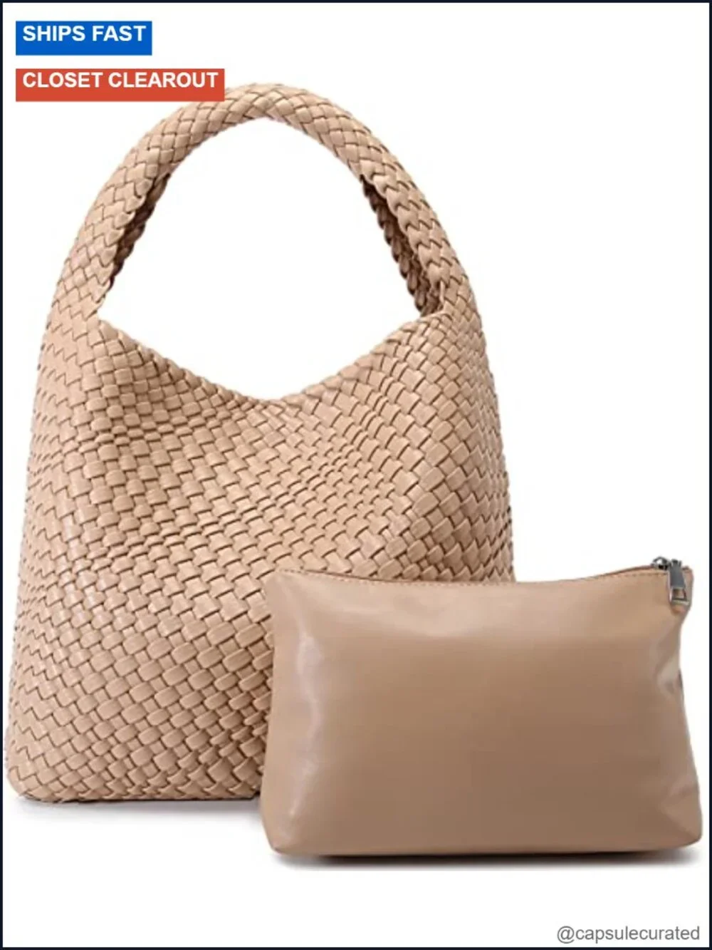 Vegan Leather Hobo Bag Top-Handle Shoulder Tote Handbag Soft Faux Leather Purse
